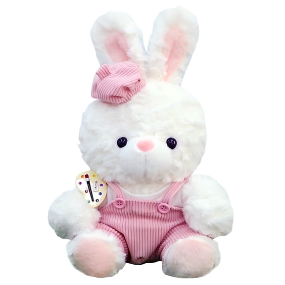 Easter Bunny Plush, Super Cute Easter Bunny Stuffed Animal Fun Easter Stuffed Bunny for Easter Decorations, Perfect Easter Basket Stuffers Easter Gifts for Friends