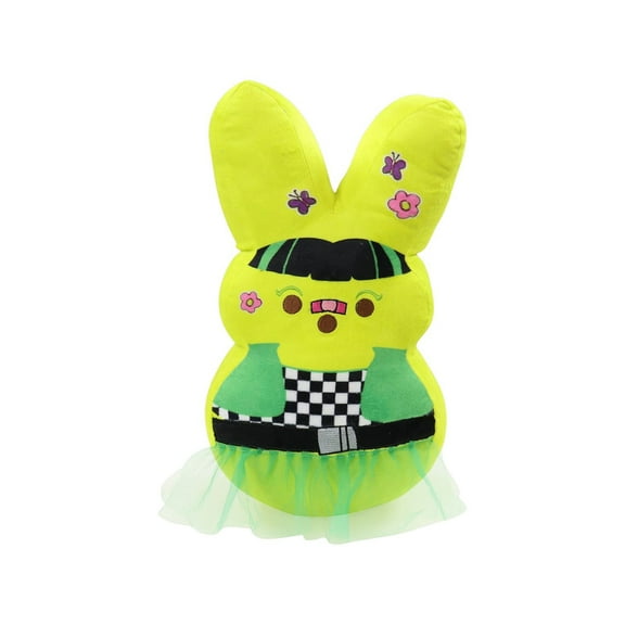 Easter Bunny Plush Toy – 15-Inch Stylish Dressed Easter Rabbit Stuffed Animal, Festive Holiday Play Companion & Decor Gift for Kids