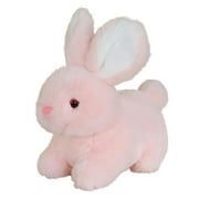 Easter Bunny Plush Toy - 8 Inch White Stuffed Rabbit, Super Soft & Cuddly, Healing Companion for Kids, Easter Gift, Bedroom Decor Pink