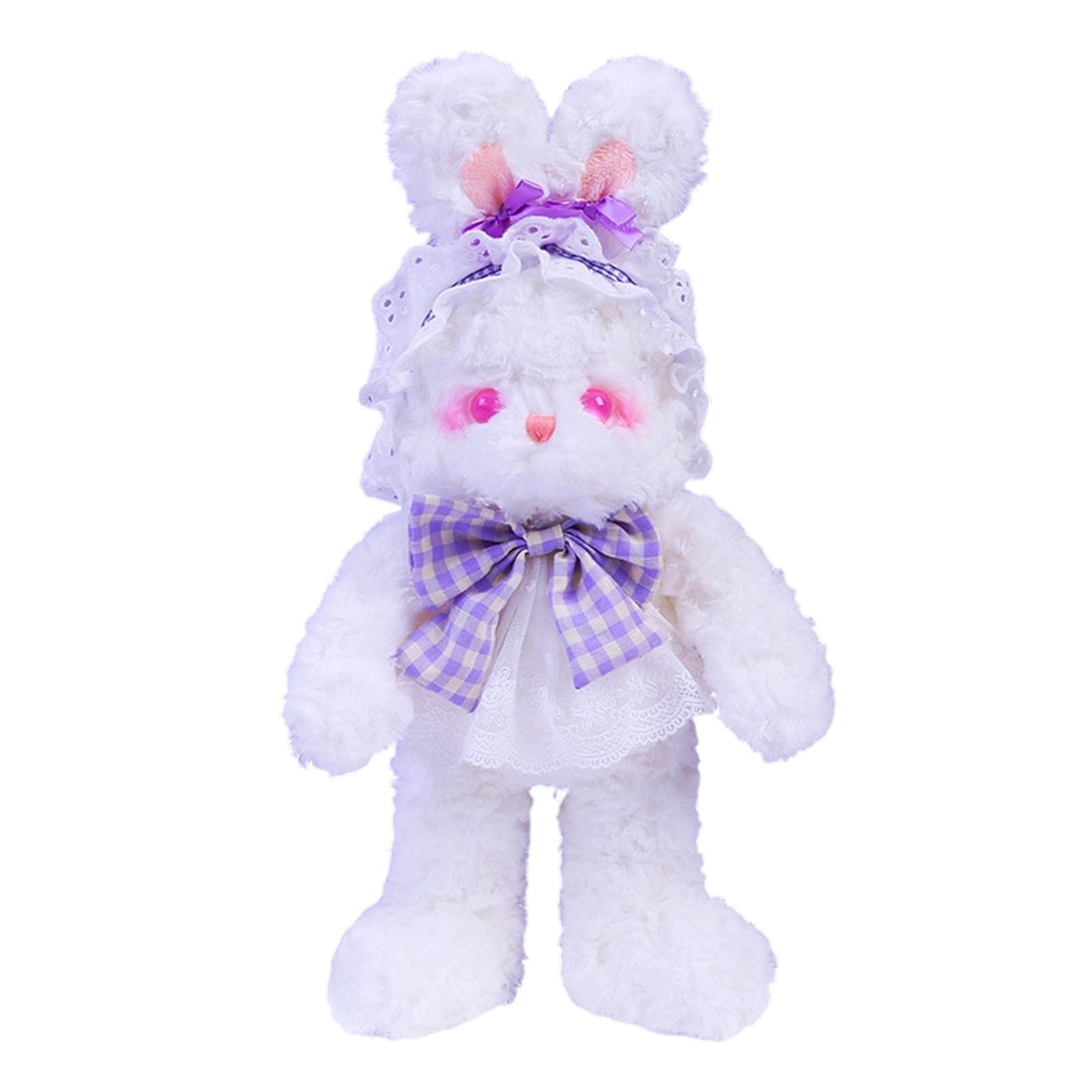Easter Bunny Plush Toy, Cute Floppy Rabbit Stuffed Animal Doll, Soft Huggable Bunny for Bedtime Snuggles, Spring Festival Decor, Birthday Gift for K-ids, Easter Basket Stuffer