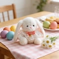 thumbnail image 1 of Easter Bunny Plush Toy with Festive Spring Design, Soft Faux Fur Stuffed Animal for Home Display, Decorative Seasonal Bunny Doll for Spring Celebrations and Holiday Decorations, 1 of 6