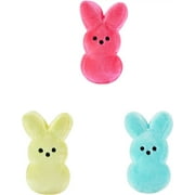 Easter Bunny Plush Toys Cute Peep Rabbit Stuffed Animal 6inches Stuffed Bunny Plushies Home Decor Party Supplies Gift for Kids