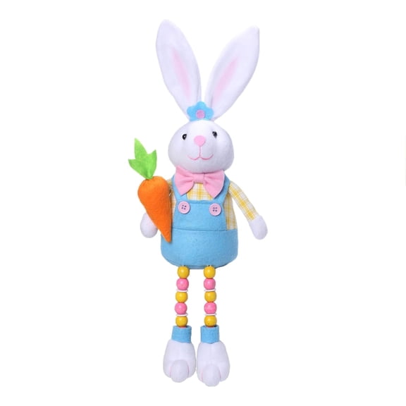 Easter Bunny Plush Toys Decorations Easter Bunny Stuffed Animal Cute Rabbit Plush Easter Basket Stuffers Gifts Party Decor Home Table Decorations