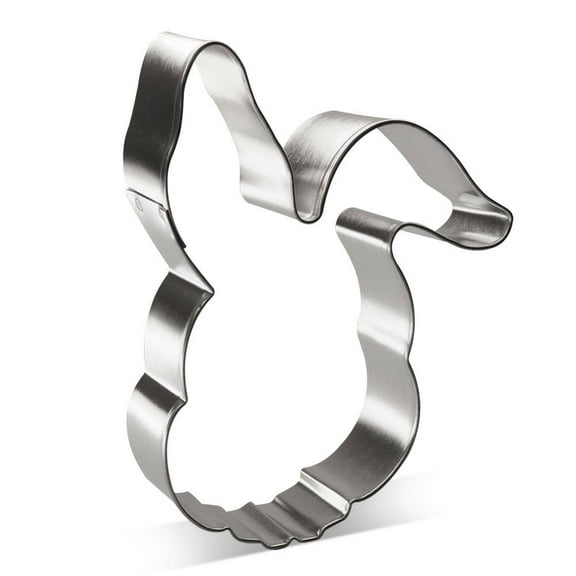 Easter Bunny Rabbit Floppy Eared Cookie Cutter 4 In. B1404 - Foose Cookie Cutters - USA Tin Plated Steel