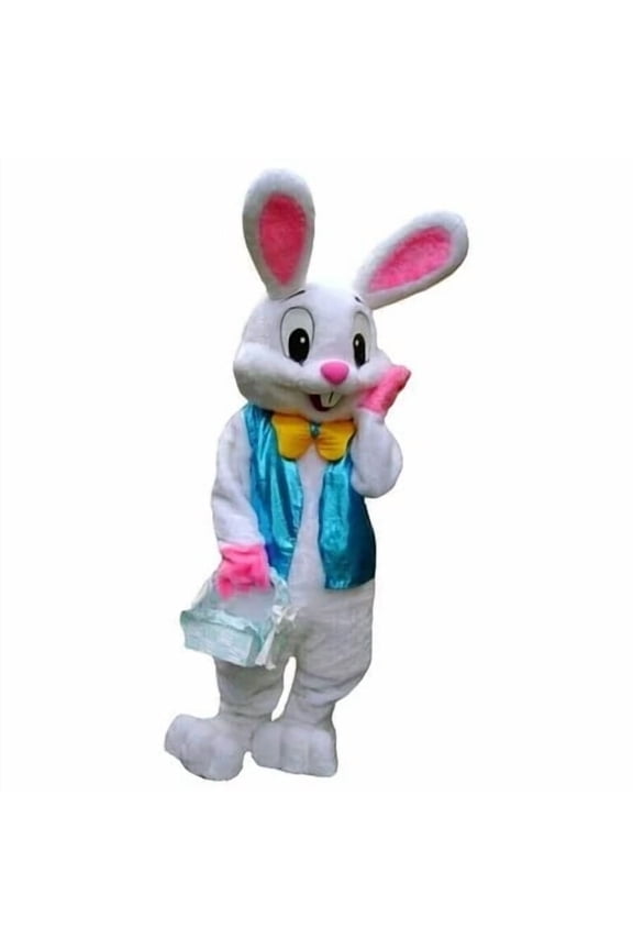 Easter Bunny Rabbit Mascot Costume Adult Size Fancy Dress Halloween Easter Decorations Clearance