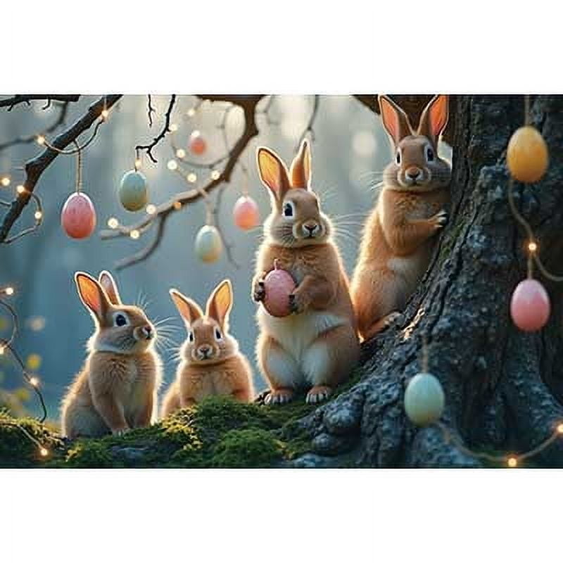 Easter Rabbit Photograpfy Easter Bunny Rabbit Photo Backdrop Childr Egg Hunt Party ration Photoz ...