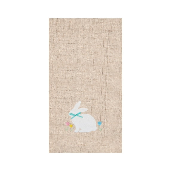 Easter Bunny Rabbit Spring Theme Kitchen Dishtowel