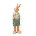 thumbnail image 1 of Easter Bunny Resin Sculpture, Large Cute Indoor and Outdoor Bunny Statue for Garden Patio, Spring Holiday Home Decor - Green Pants, 1 of 6