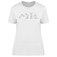 thumbnail image 1 of Easter Bunny Set T-Shirt Women -Image by Shutterstock, Female 3X-Large, 1 of 2