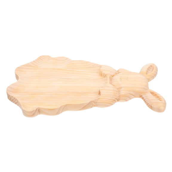 Easter Bunny Shape Wooden Tray Wooden Bunny Snack Board Easter Bunny Dessert Platter Rabbit Wooden Platter Cute Bunny Food Tray