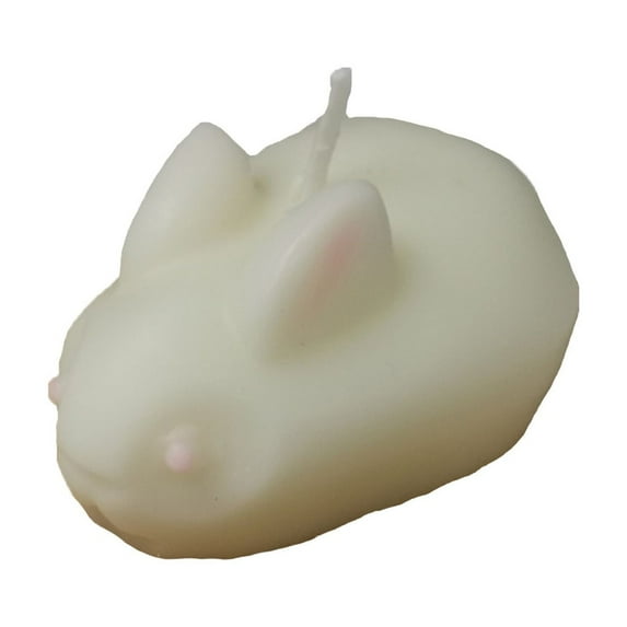 Easter Bunny Shaped Aromatherapy Candle, Natural Soy Wax Scented Candle for Home Decor, Spring & Easter Table Decor, Event Gift & Photography Prop