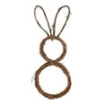 thumbnail image 1 of Easter Bunny-Shaped Rattan Wreath for Wall or Door - Spring Easter Hanging Decoration,Home & Party Decor, 1 of 6
