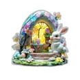 thumbnail image 1 of Easter Bunny Signs Easter Decorations For Table - Cute Easter Bunny Decorations Ornament Decorative Easter Eggs Acrylic Tabletop Centerpiece for Easter, 1 of 7