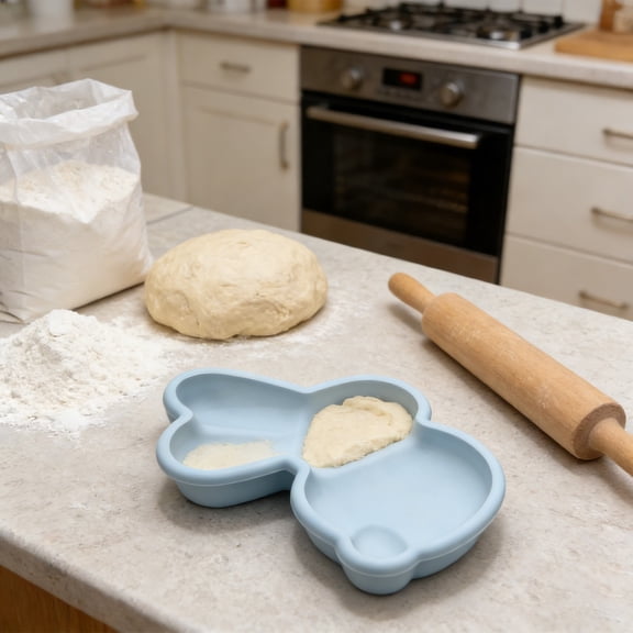 Easter Bunny Silicone Sandwich Cookie and Candy Mold - PETG Plastic Mold for DIY Chocolates and Soap, Reusable 3D Rabbit-Shaped Baking Tray for Party Favors, Non-Stick Mold for Melt and Pour Crafts