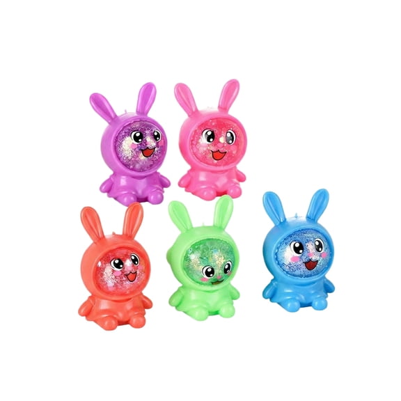 Easter Bunny Slow Rising Squeeze Toys, Bunny Squishies Fidget Toys for Adults, Super Soft Sensory Stress Ball Squeeze Toys for Stress Relief, Easter Basket Stuffers Essential (1PCS Random)