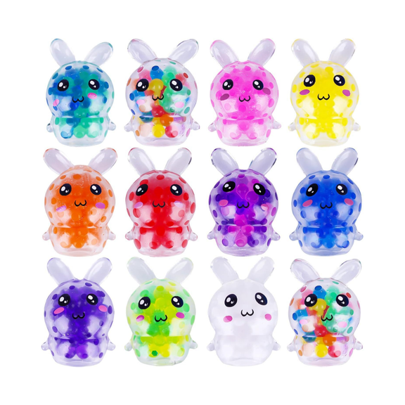 Easter Bunny Squeezing Balls, Soft Slow Rising Squishy Stress Relief, Spring Theme Desktop Ornament for Home Office Use 1pc Random