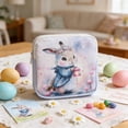 thumbnail image 1 of Easter Bunny Storage Bag - Cute Waterproof Leather Coin Purse for Women, Mini Travel Organizer, Small Essentials Pouch, Spring Gift Idea, Compact Card Holder, 1 of 6