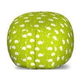 thumbnail image 1 of Easter Bunny Storage Toy Bag Chair, Repetitive Pattern of Rabbit Eggs Doodle Illustration, Stuffed Animal Organizer Washable Bag, Small Size, Yellow Green and White, by Ambesonne, 1 of 3