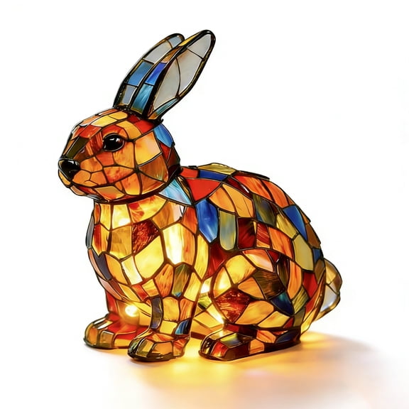 Easter Bunny String Lights | Pink Fluffy Rabbit Ambient Lights | Ideal for Easter Decor, Terraces, Decks, Balconies & Family Parties