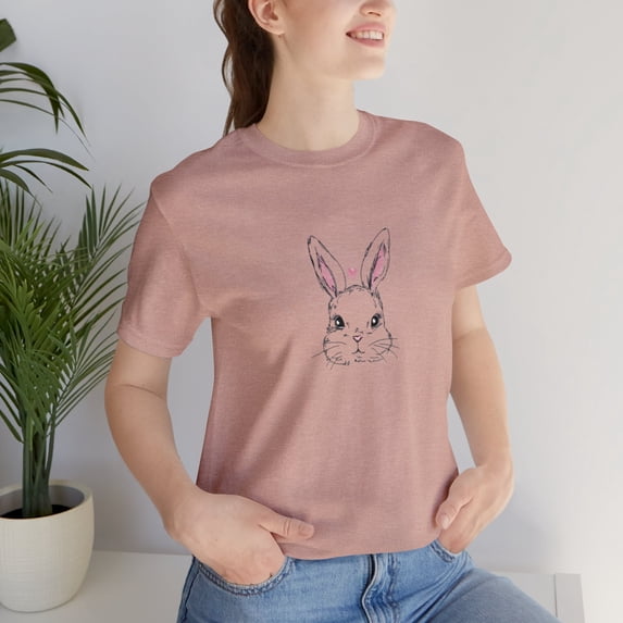 Easter Bunny T-shirts, Bunny Gifts, Women Easter T-shirts, Women T-shirts