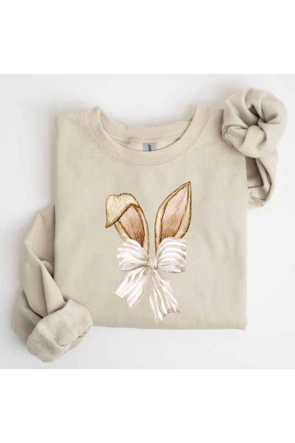 Easter Bunny TShirt Coquette Bunny Ears TShirt Cute Easter Shirt Coquette Bow Easter Outfi