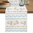 thumbnail image 1 of Easter Bunny Table Runner 72 Inches, Blue Floral Daisy Spring Decor Bed Runner Dresser Scarves Tabletop for Indoor Outdoor Parties/Ceremony/Banquet, 14" x 72", 1 of 8