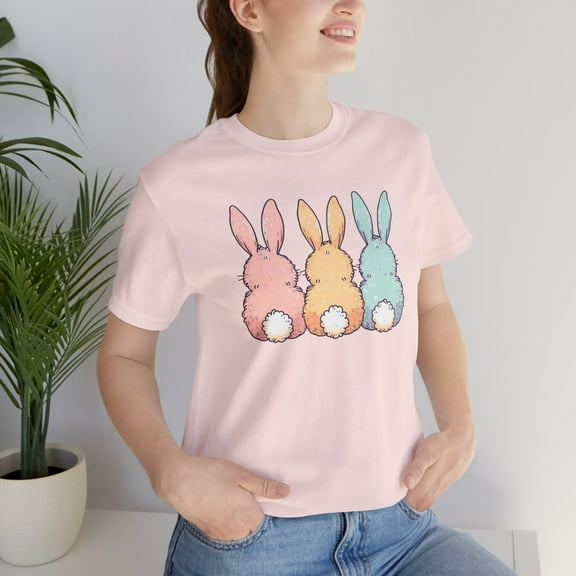 Easter Bunny Tails Women T-shirts, Bunny Women T-shirts, Easter Bunny Gifts
