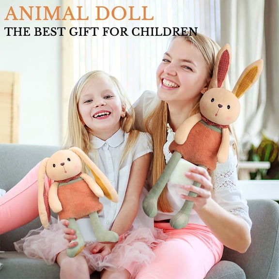 Easter Bunny Teddy Bear Doll With Extendable Ears And Arms, 70Cm Plush Toy, Soft Stuffed Animal For Family Friends As Easter Gifts, Festive Decor And Play Companion