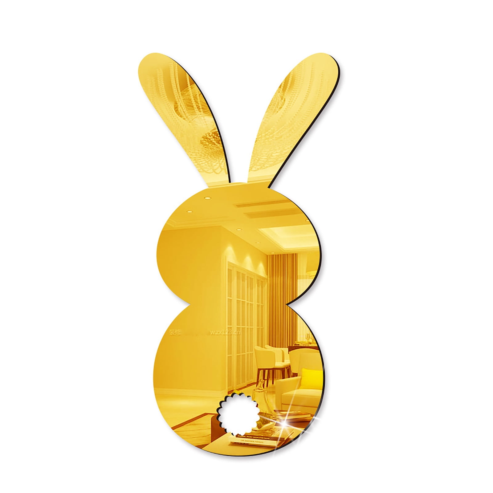 Easter Bunny The Floor Is Decorated with Wall Stickers Easter Bunny