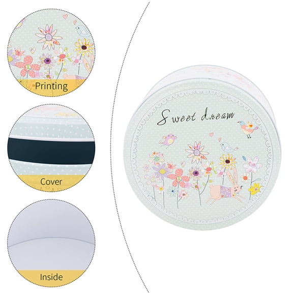 Easter Bunny Tin Storage Box for Gifts, Durable Sturdy Egg Hunt Basket Bags, Empty/Filled with Easter Eggs, Pink, Set of 4