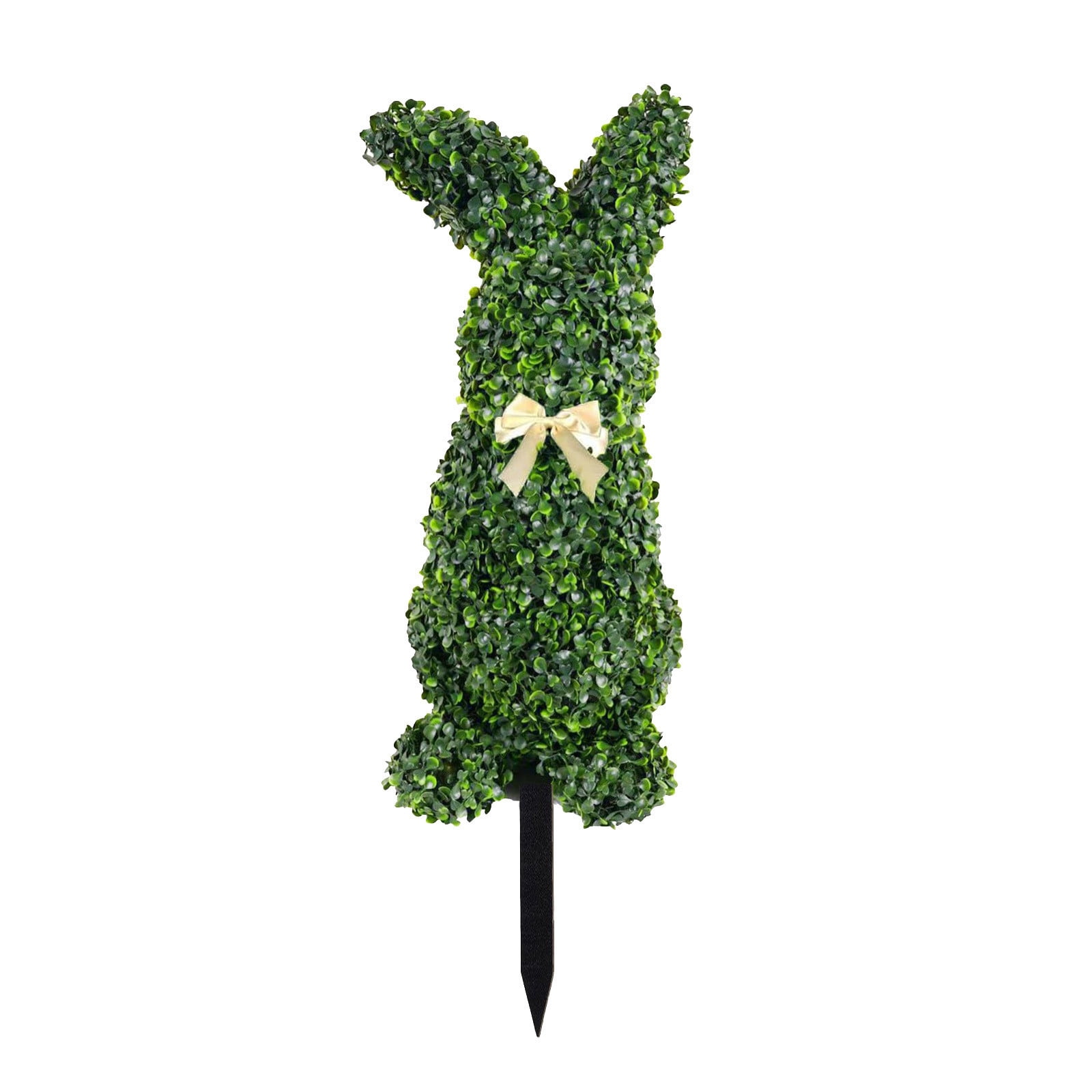 Easter Bunny Topiary, Green Artificial Bunny-Shaped Topiary Tree Pot ...