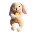 thumbnail image 1 of Easter Bunny Toy Soft Stuffed Animal Rabbit Doll With Carrot For Kids Boys Girls Birthday Party Decoration, 1 of 4