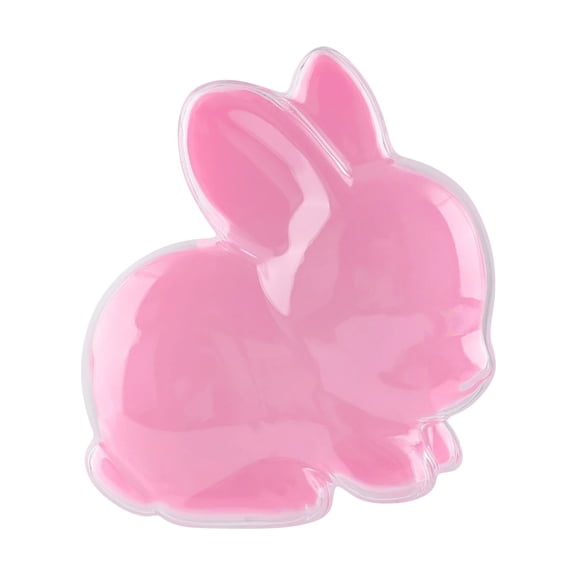 Easter Bunny Treat Boxes, Cute Rabbit Shape Plastic Candy Container, Transparent Snack Jars for Classroom Goodie Cookie Candy Easter Party Favors, Pink