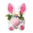 thumbnail image 1 of Easter Bunny Tree Topper Decoration, Cute Plush Rabbit Ornament, Ideal for Holiday Party Supplies and Spring Decor, Perfect Gift for Family and Friends, 1 of 7