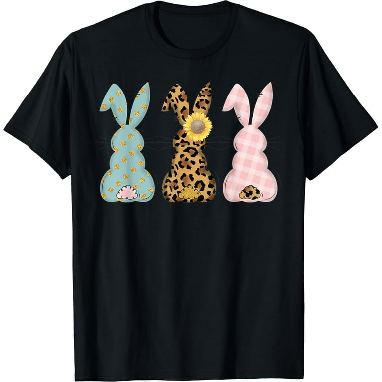 Plaid Bunny Rabbit Shirt Leopard Camouflage Fun Easter Day T-Shirt Plaid Bunny Rabbit Shirt Leopard Camouflage Fun Easter Day T-Shirt