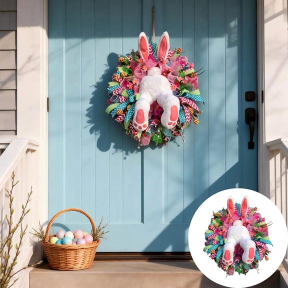 Easter Bunny and Ears Cartoon Shape Cute Spring Holiday Decoration Ornament Prop