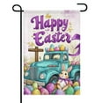 thumbnail image 1 of Easter Bunny and Truck Garden Flags 12×18 Inch Double Sided Decorative Yard Banner Seasonal Flag for Outdoor Outside Decor, 1 of 6