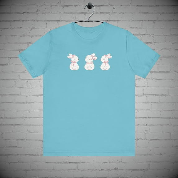 Easter Bunny tshirt, Coquette tee, Bunny lovers tee, Spring Easter Day Gift