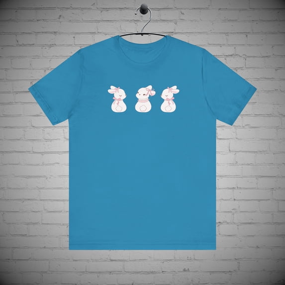 Easter Bunny tshirt, Coquette tee, Bunny lovers tee, Spring Easter Day Gift