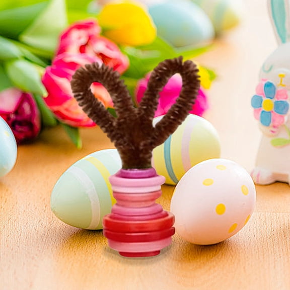 Easter Button Bunny Craft Kit Make Your Own Button Bunny Decorations - DIY Ornament for Easter Party Gift