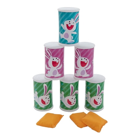 Easter Can Bean Bag Toss Game