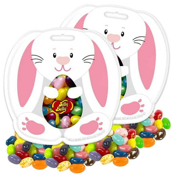Jelly Bean Easter Bunny Pouch Bag 5.5oz Pack of 2