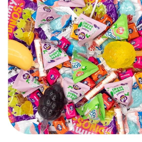 Easter Candy Mix - 2 Pound Pack - Assorted Candy for Easter Eggs, Goodie Bags & Holiday Buffets - Party Favors Individually Wrapped - Jelly Beans, Lollipops, Gummies, Jellies & Taffies