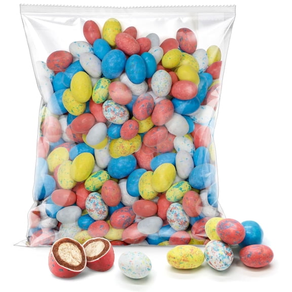Easter Candy Robin Eggs Minis - Pastel Candy Coated Malted Milk Chocolate Eggs with Crunchy Center Spring & Easter Candy (1.5 lb Bulk)