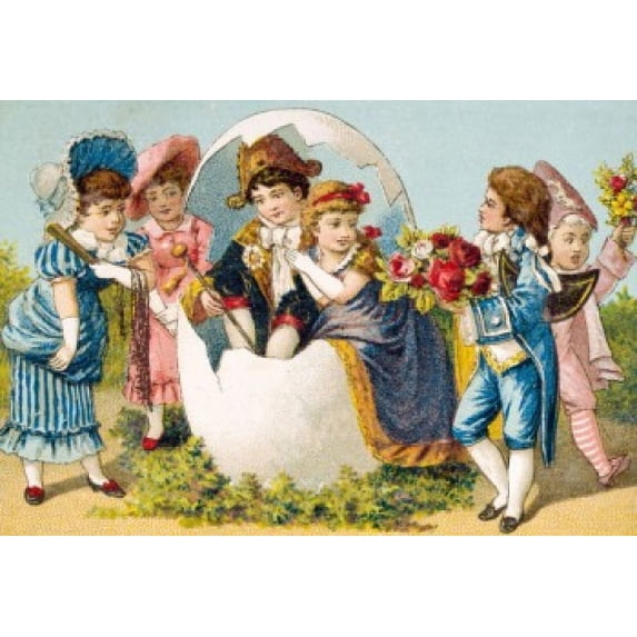 Easter Card, Nostalgia Cards Poster Print (18 x 24)