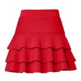 thumbnail image 1 of Easter Carnival Elegant High Waist Layered Maxi Skirt Featuring Built-In Elastic Shorts For Versatile Formal And Casual Occasions, 1 of 3