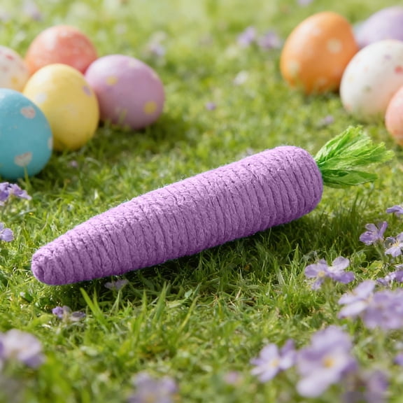 Easter Carrot Decoration Hanging Piece, Easter Bunny Decorations for Kindergarten Classroom, Foam Carrot Ornaments for Easter Party Favors, Front Door Welcome Sign for Spring Holiday Family Akmoler