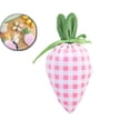 thumbnail image 1 of Easter Carrot Shaped Treat Bag Easter Basket Stuffers Fabric Drawstring Candy Gift Goodie Bag for Egg Hunt Outdoor Party Supplies, 1 of 4