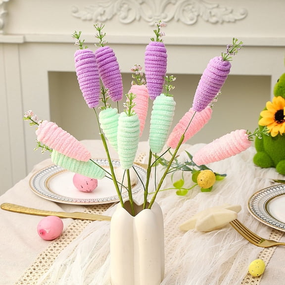 Easter Carrot Sprig Faux Greenery For Home Centerpiece22281