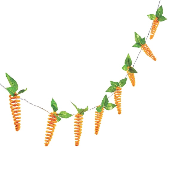 Easter Carrot String Light Set - Home Decor - 1 Piece